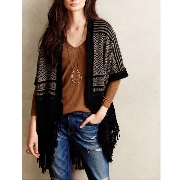 New Anthropologie Angel of the North Galenia Sweater Cardigan One Size - Picture 1 of 7